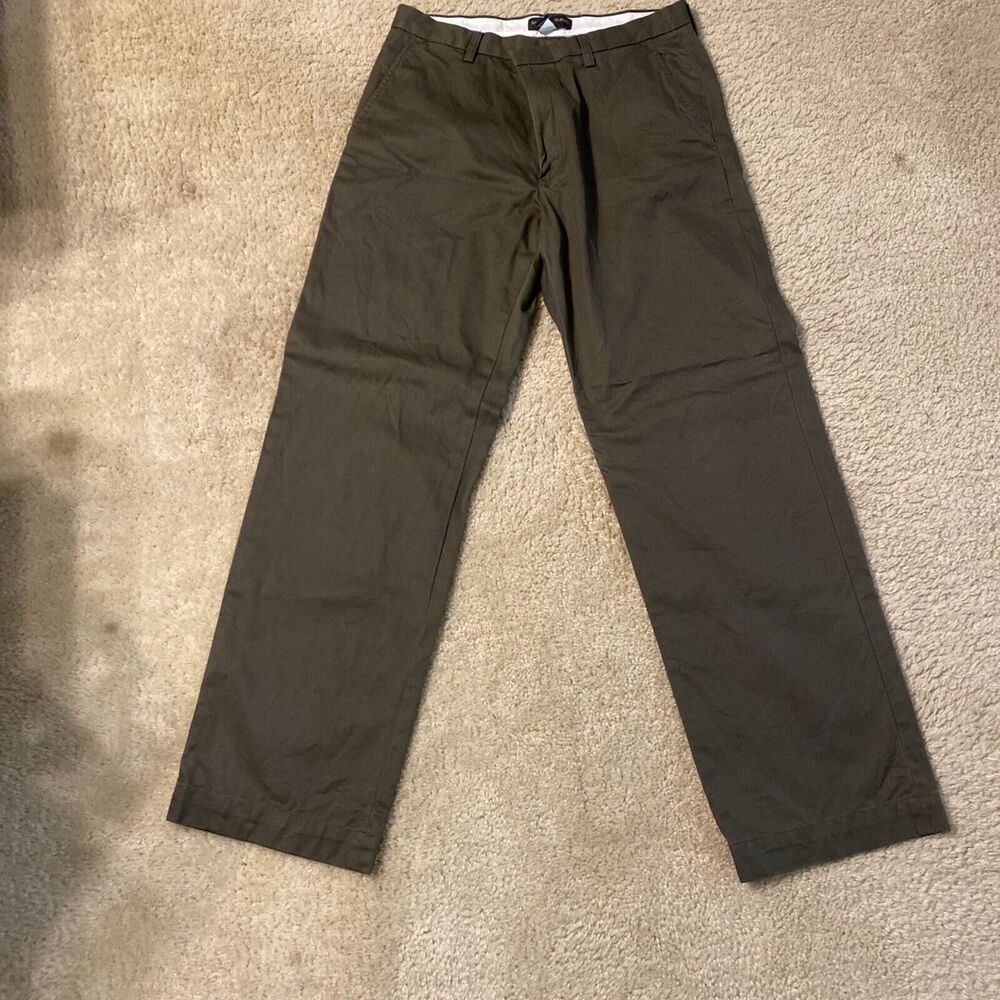 Banana Republic Pants Men's 34 X 34 Moss Green Aiden Chino Khaki